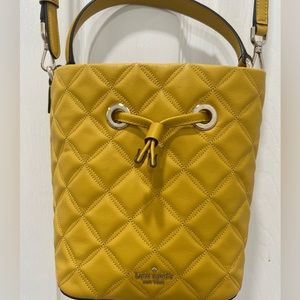 Yellow Kate pade small tote lightly use